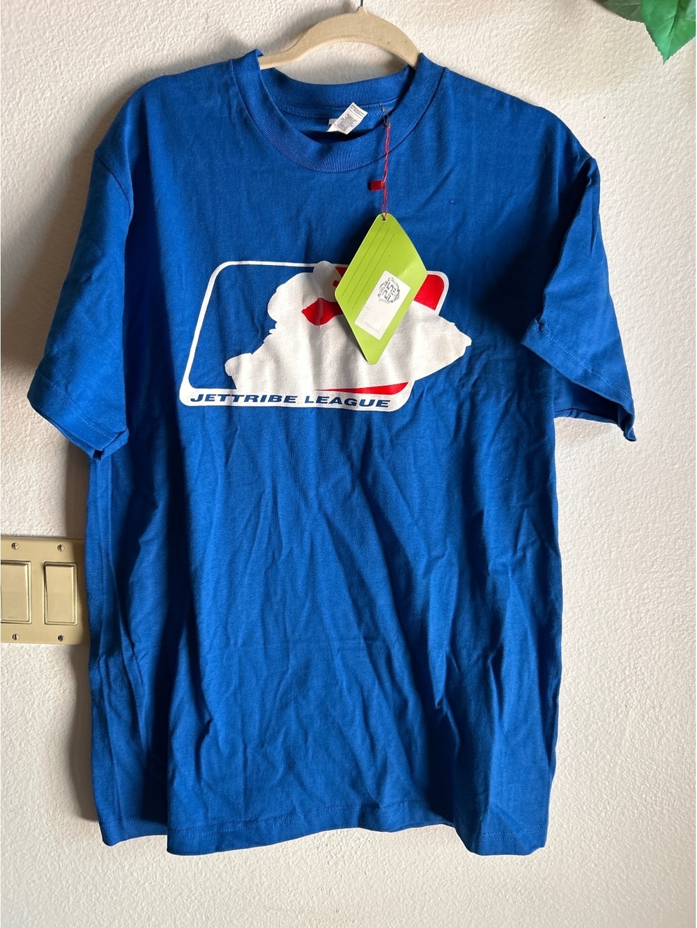Jettribe League Blue Graphic T-Shirt Large with Tags